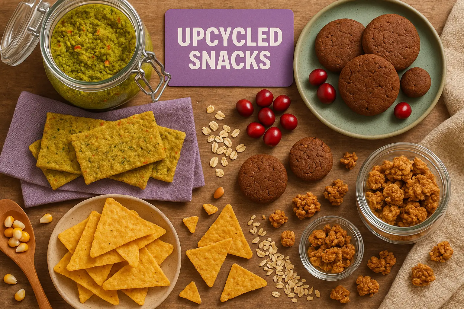 Sustainable Snacking with Upcycled Ingredients